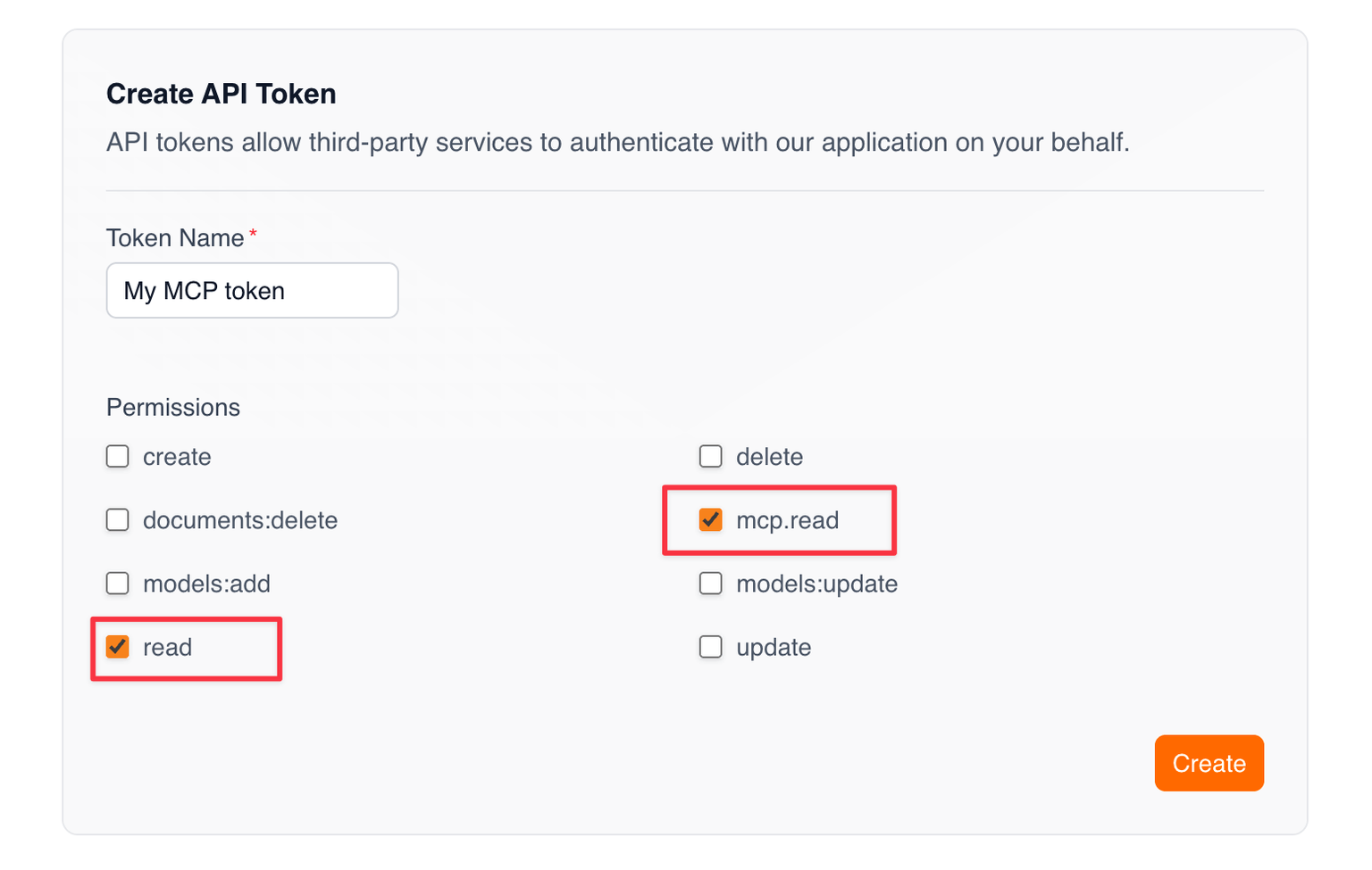 API Token Permissions